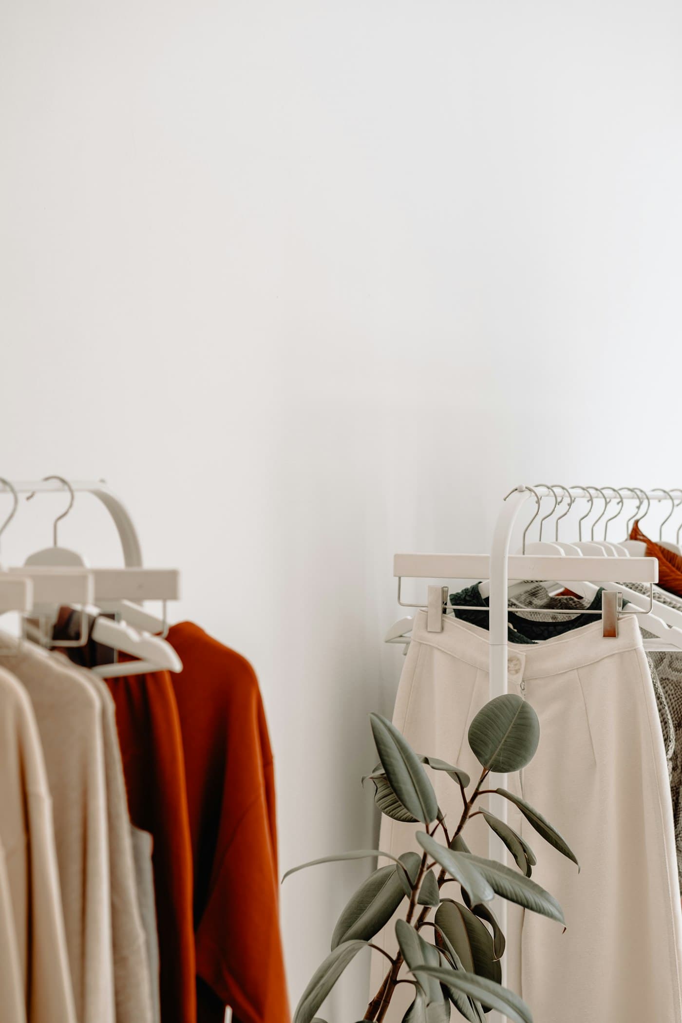 Organized clothing rack